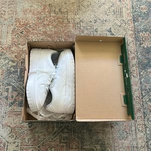 White Puma Platform Sneakers